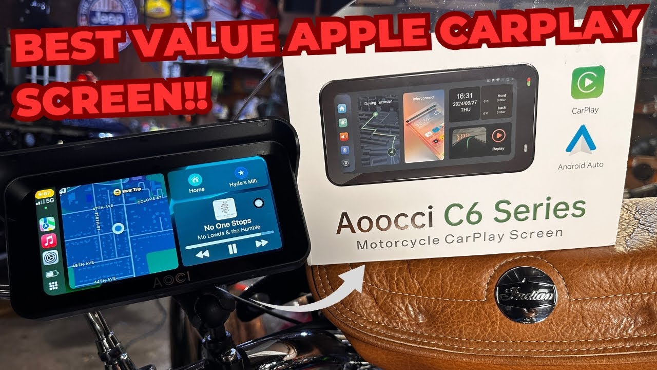 The Best Value in CarPlay Screens for your Motorcycle!