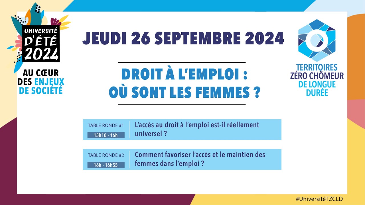 Replay webinaire Université d'été 2024