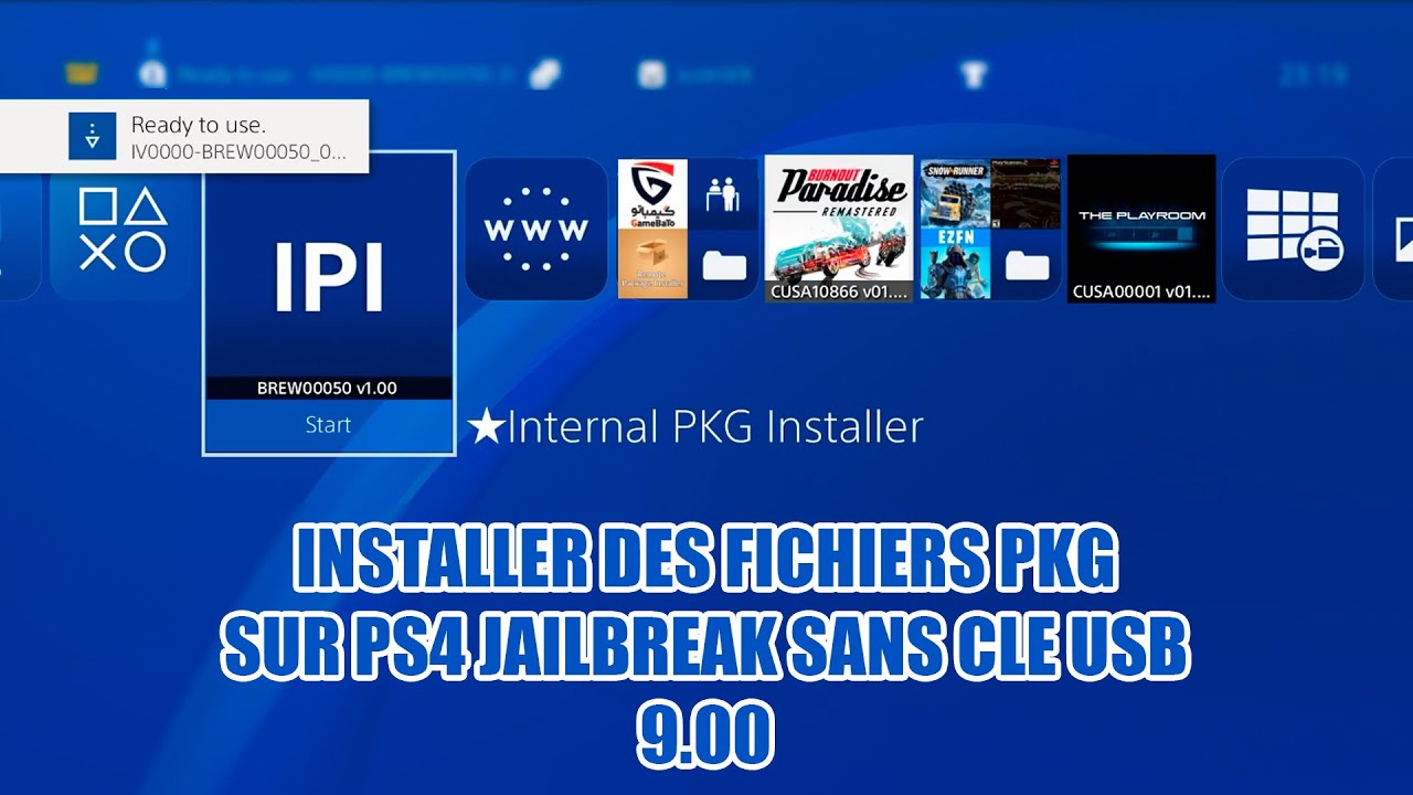 Comment installer des jeux en PKG sur PS4 SANS CLE USB (11.00 et en dessous)