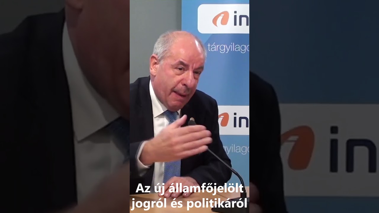 Sulyok Tam&aacute;s, az &uacute;j &aacute;llamfőjel&ouml;lt a jog &eacute;s a politika viszony&aacute;r&oacute;l az Infor&aacute;di&oacute; Ar&eacute;na c. műsor&aacute;ban