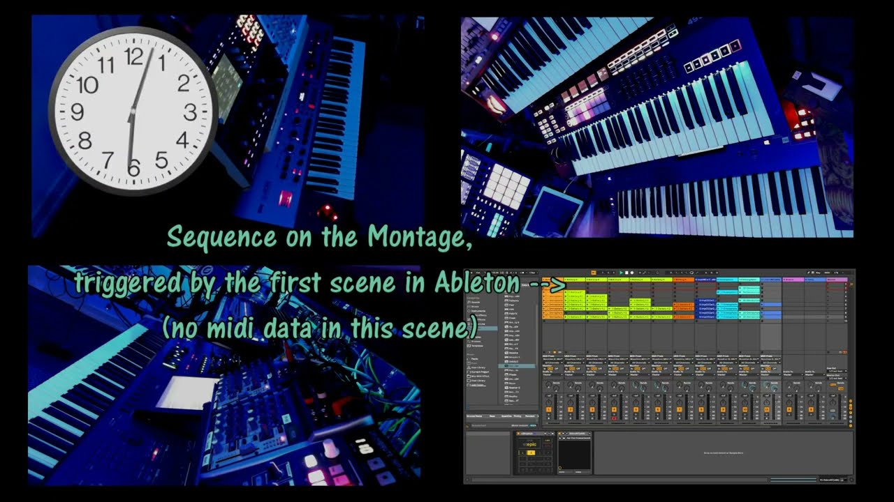 ClockWorks - HW synths / Ableton Live and various VST's (Omnisphere, NI Koplete, u-he Zebra...)