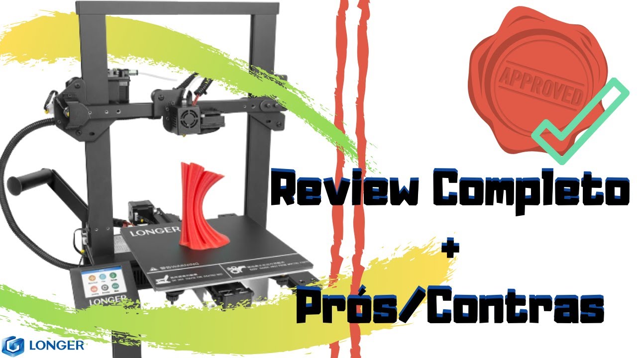 Review impressora 3D Longer Lk4 | Prós e 