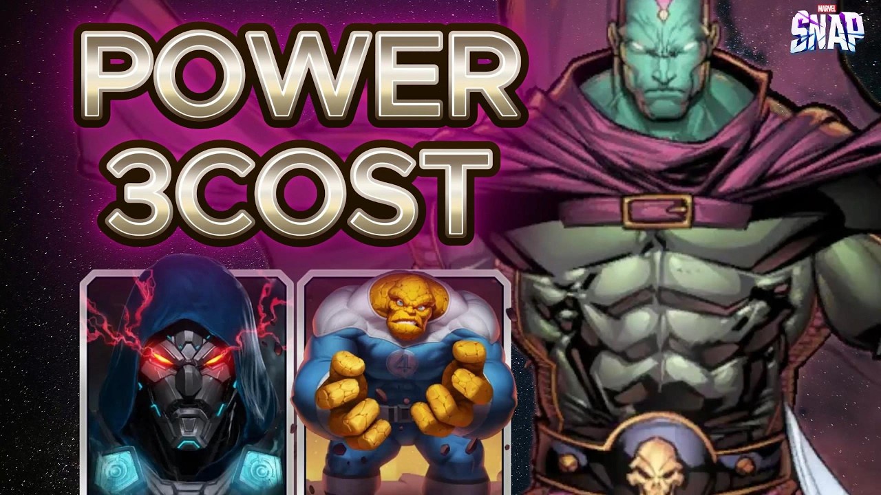 DRAX AVATAR BIG 3 COST NOW! Lumayan Juga Power Kartu Baru! Marvel SNAP Indonesia go to 1000 sub