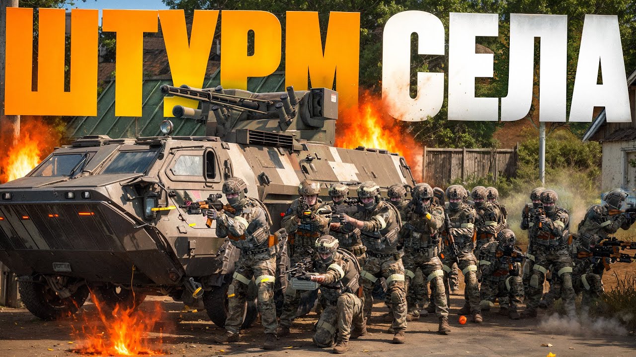 УКРАЇНСЬКИЙ SQUAD! - ШТУРМУЄМО СЕЛА ОЧИМА КОМАНДИРА ВІДДІЛЕННЯ!