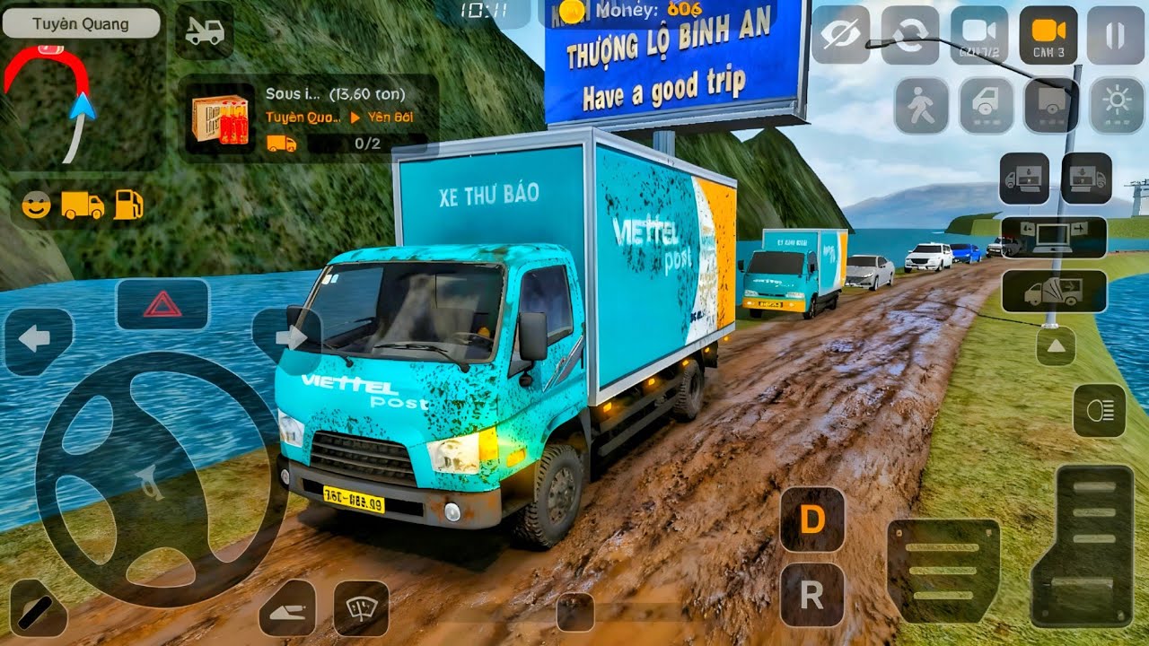 Minitruck Simulator Vietnam l Delivery of Order Packages to 2 Locations
