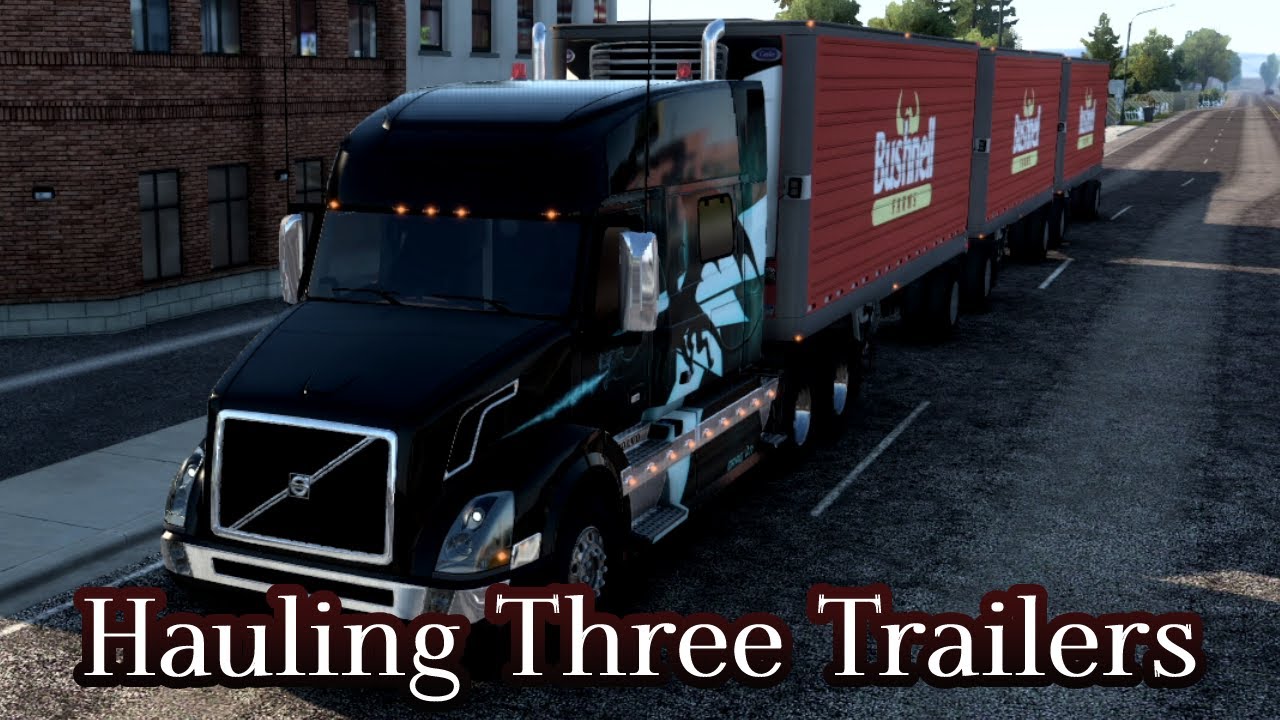 Triple Trailer Haul - American Truck Simulator | Logitech G920