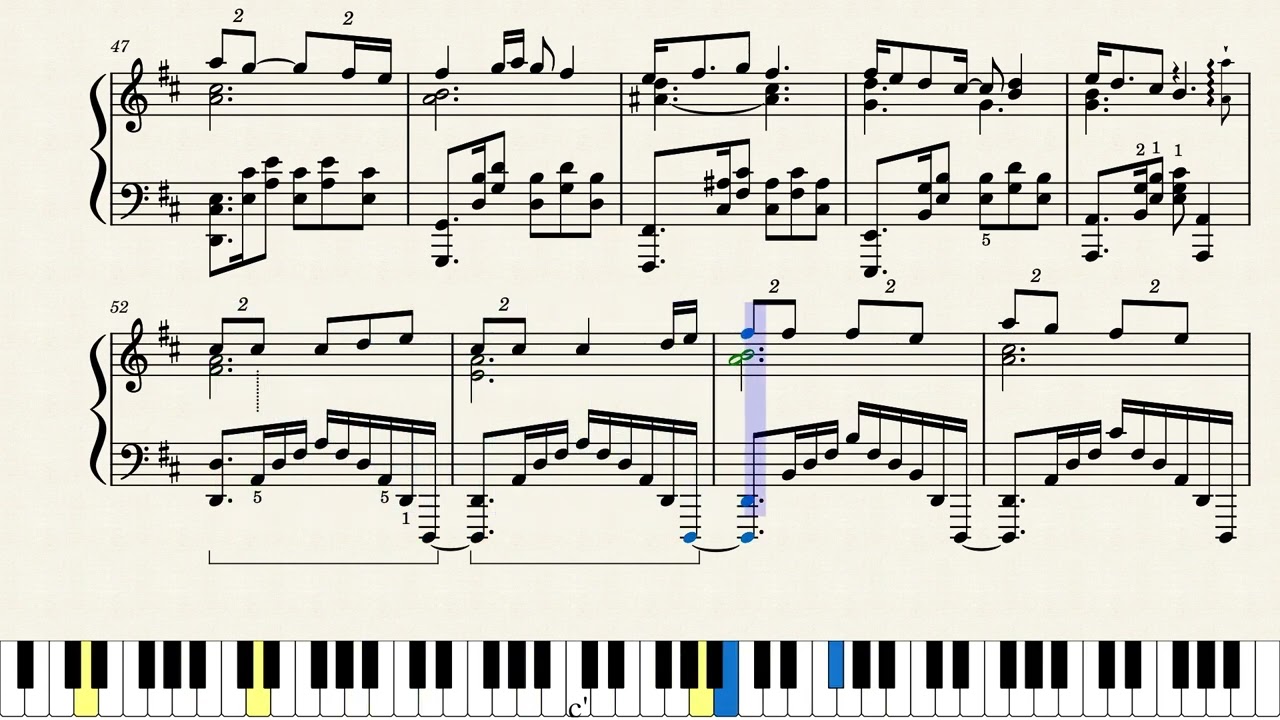 Above the Chinese Restaurant – Laufey (for piano solo)