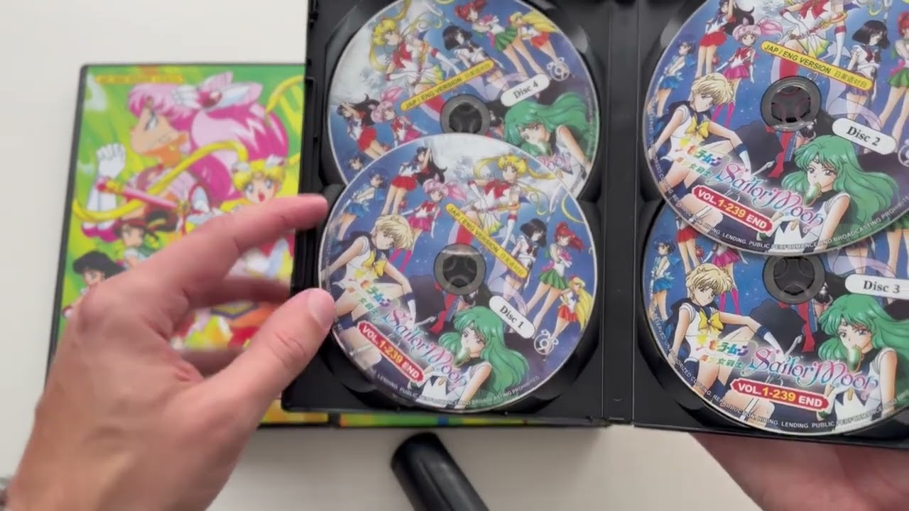 Sailor Moon kompletny zestaw DVD Czarodziejka z Księżyca