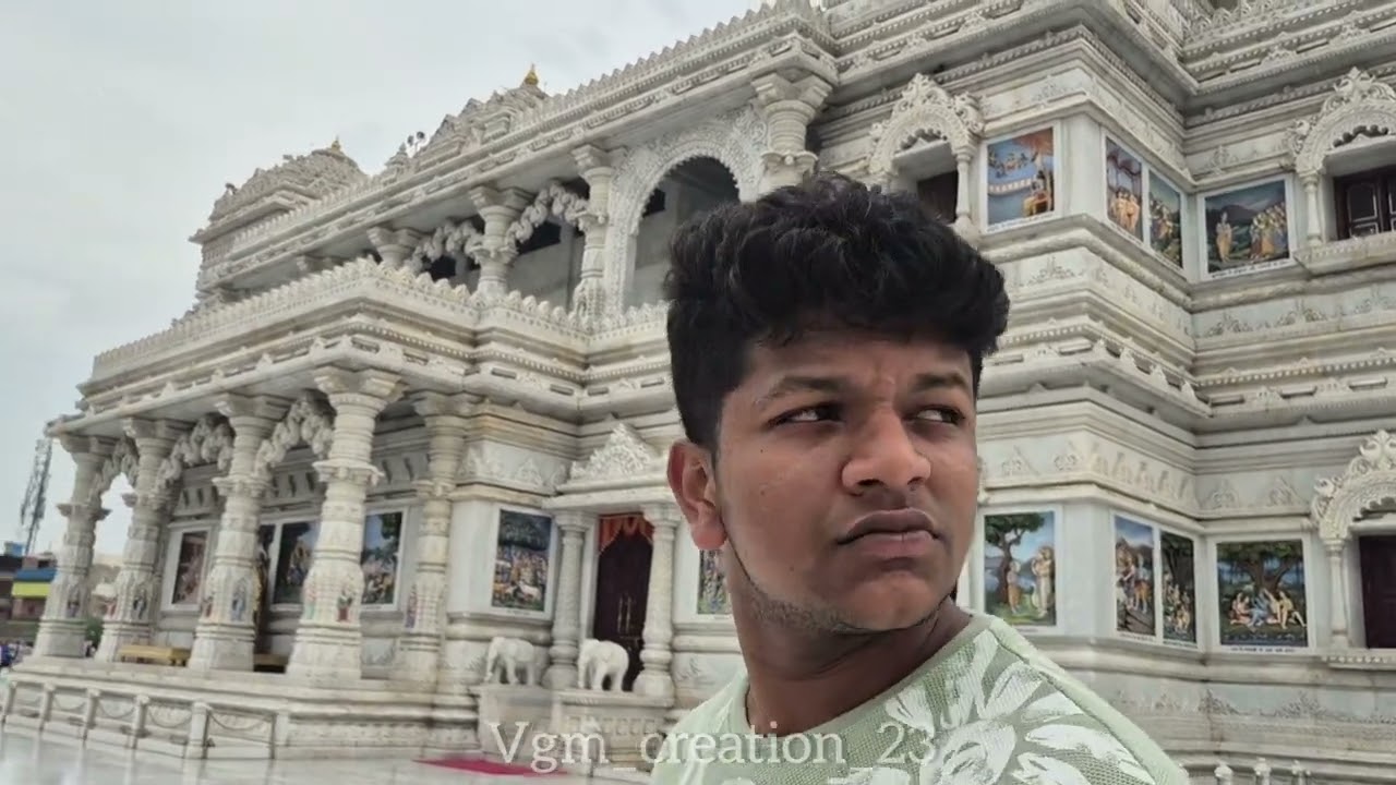 Prem mandir, Vrindavan mini vlog 🙏💝💐🎊 @vgm_creation_23