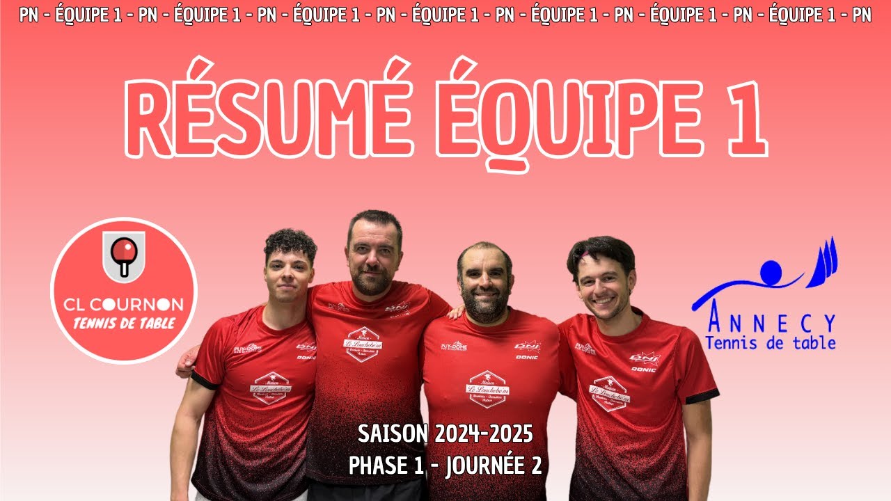 CL COURNON 1 vs ANNECY 1   Journée 2   2024 10 05