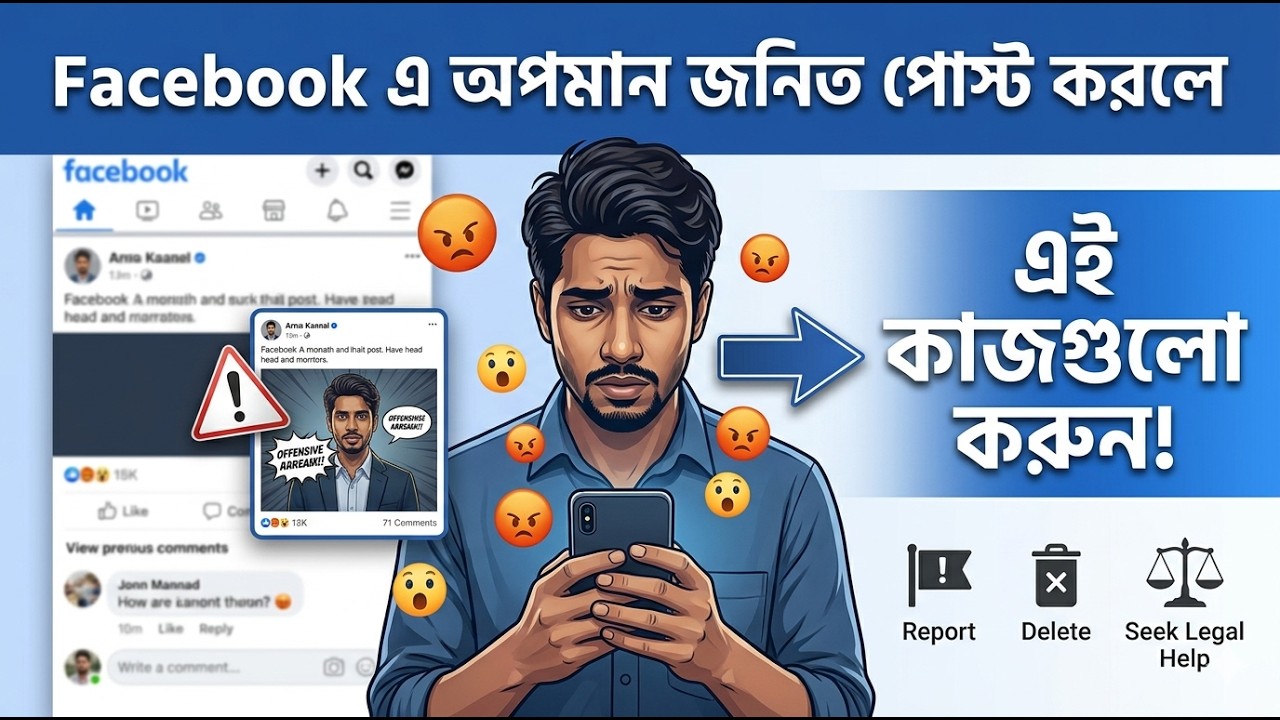 ফেসবুকে হয়রানি করলে মামলা করবেন কীভাবে? খরচ, প্রক্রিয়া ও প্রয়োজনীয় কাগজপত্র | Cyber Crime 2026