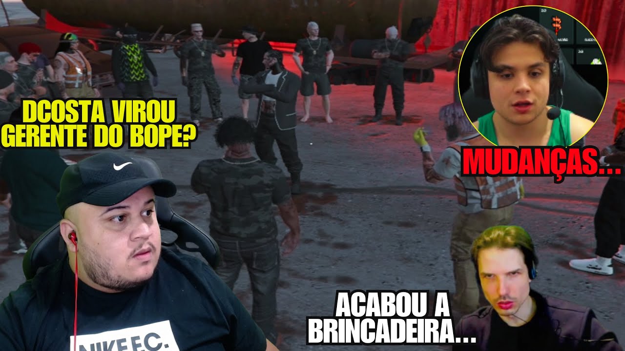 DCOSTA NOVO GERENTE DO BOPE? BAGUAL FALOU SOBRE AS MUDANÇAS! (DCOSTA CLIPS)