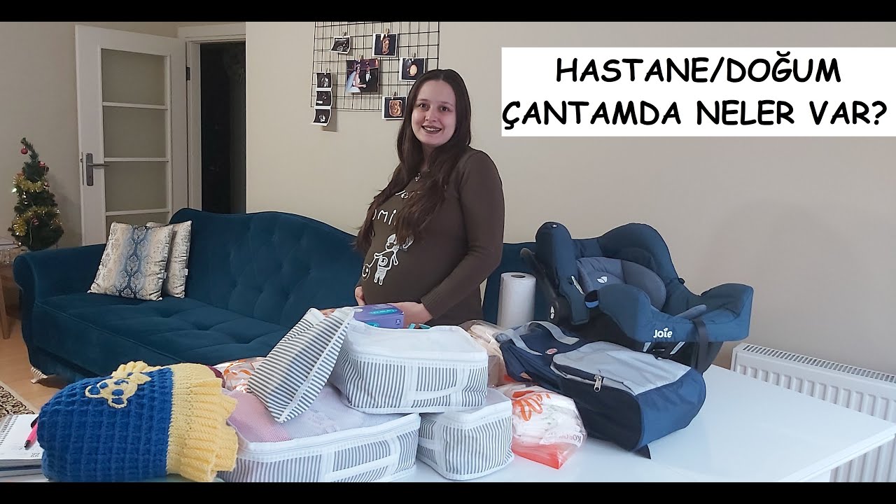 HASTANE ÇANTAMDA NELER VAR ❓| DOĞUM ÇANTASI HAZIRLIĞI| Anne-Bebek Eşyaları👶🏻
