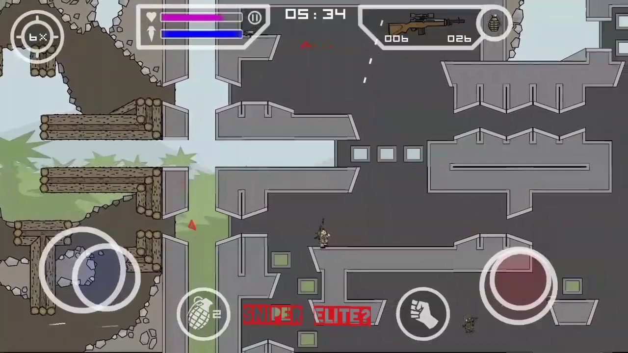 DOODLE ARMY MINI Militia:game play and tips!