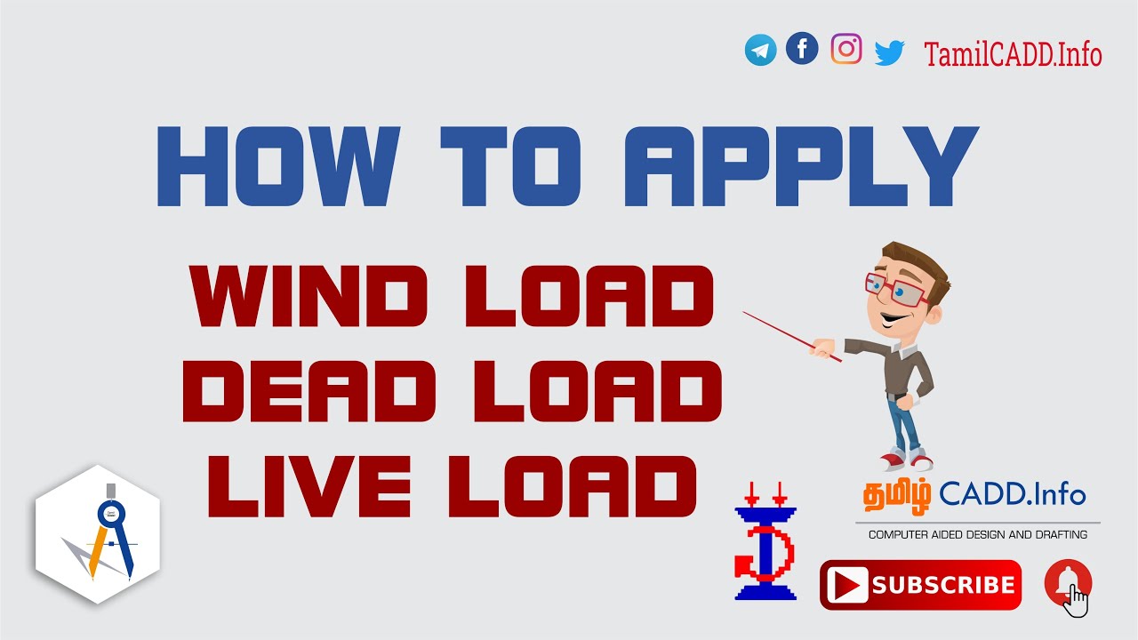 HOW TO APPLY LOADS IN STAAD PRO_STAAD PRO TUTORIALS_STAAD PRO IN TAMIL_TAMIL#5