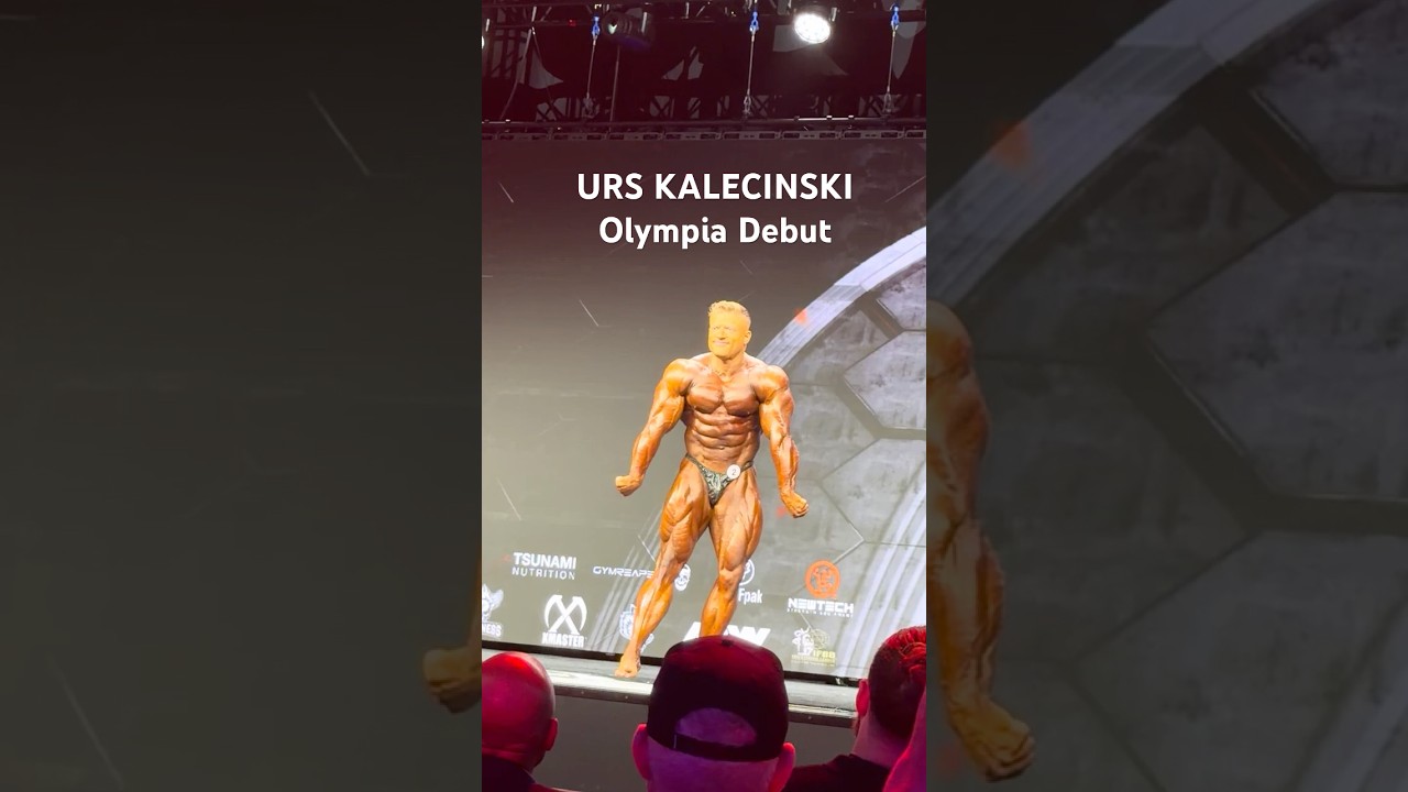 Urs Kalecinski Mr Olympia debut #olympia #bodybuilding #miraclebear