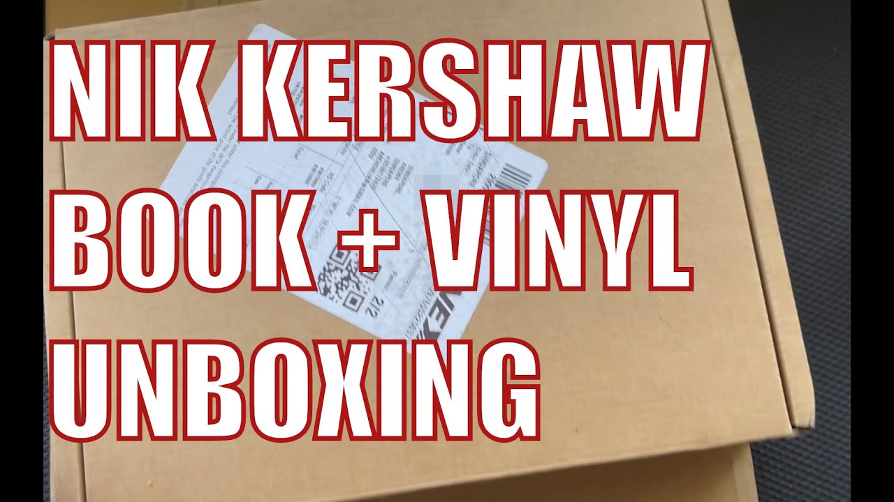 Nik Kershaw - New Book + Vinyl Unboxing