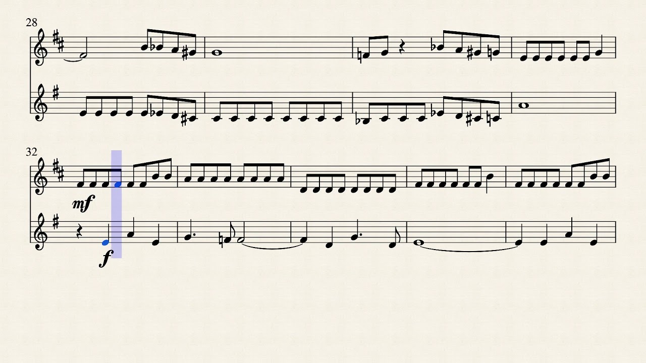 The Phantom of the Opera - Saxophone Duet