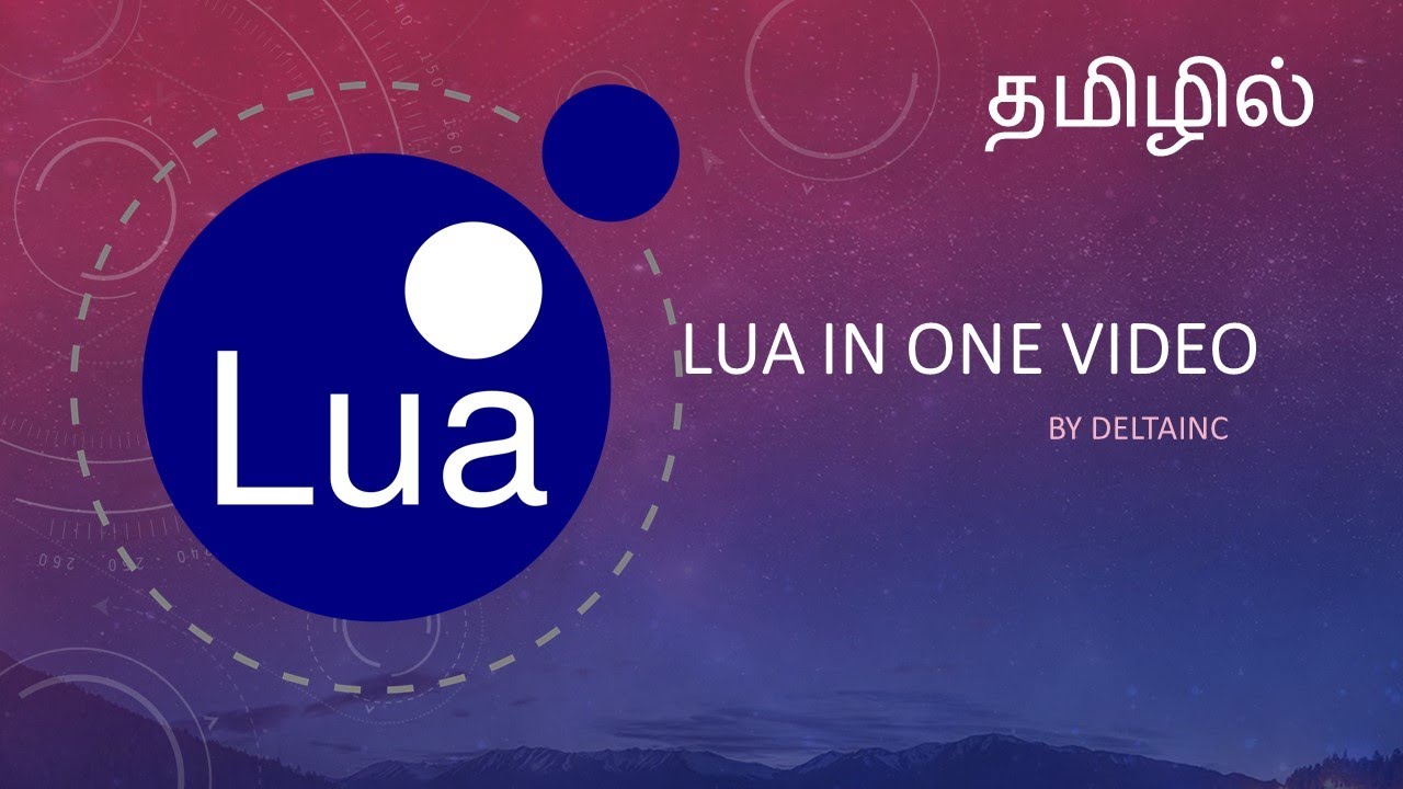 Lua scripts in one video in tamil