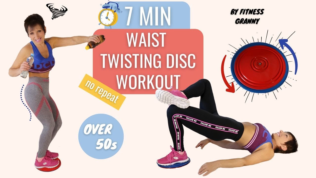 7 MIN WAIST TWISTING DISC WORKOUT – 8 UNIQUE and EFFICIENT exercises with FIGURE TWISTER PLATE