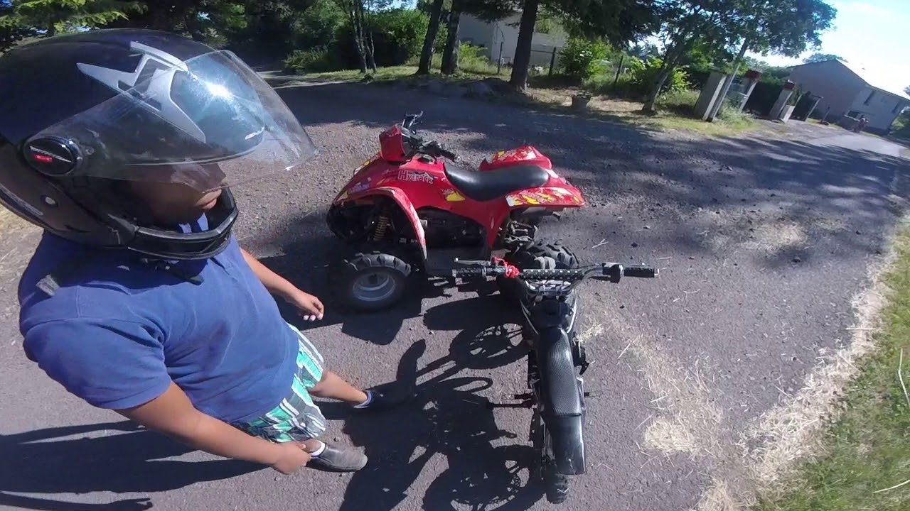Essai pocket-bike CROSS + ma réaction