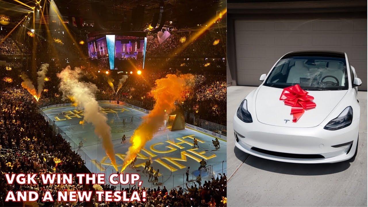 VGK Win the Cup | New Tesla!