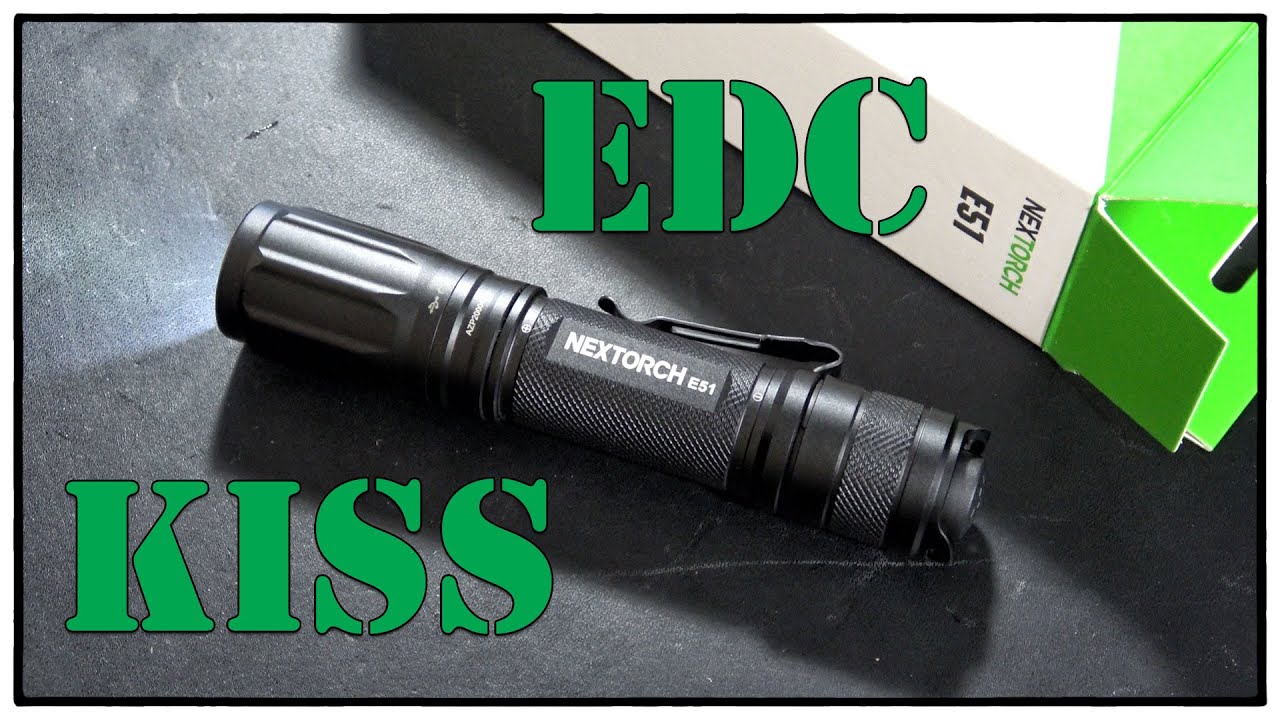 Nextorch E51 (mit klassischer Endkappe) LED Taschenlampen f&uuml;r Profis!