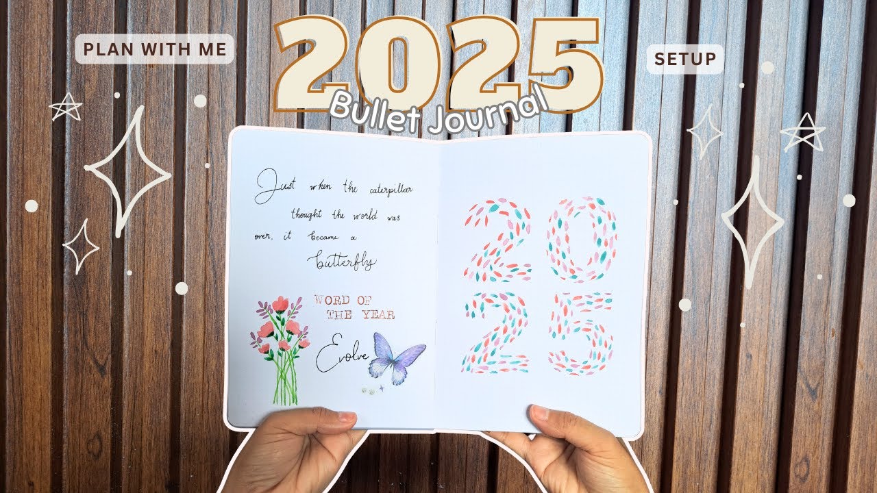 2025 Bullet Journal Setup | Planning for a Productive Year!