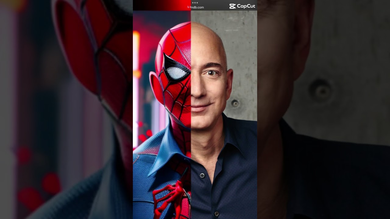 Turning Jeff bezoar into Spider-Man
