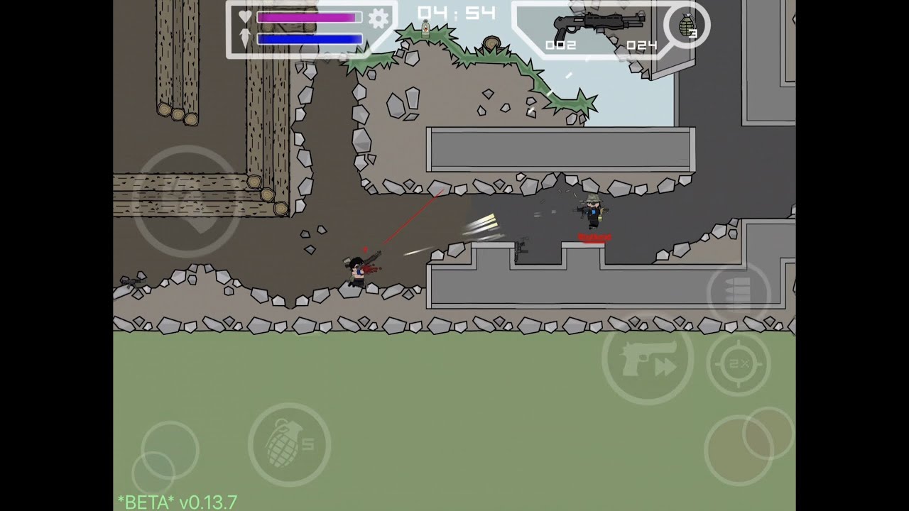 Anoxic vs. Axis - 1v1 - FT5 : Mini Militia Classic