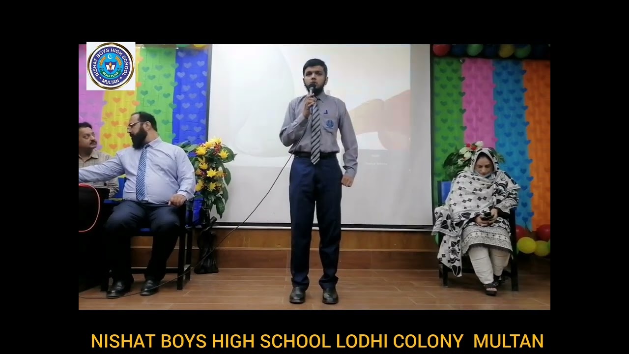 NISHAT GIRLS HIGH SCHOOL MDA BOYS VISIT TO NISHAT BOYS HIGH SCHOOL LODHI COLONY BRANCH MULTAN
