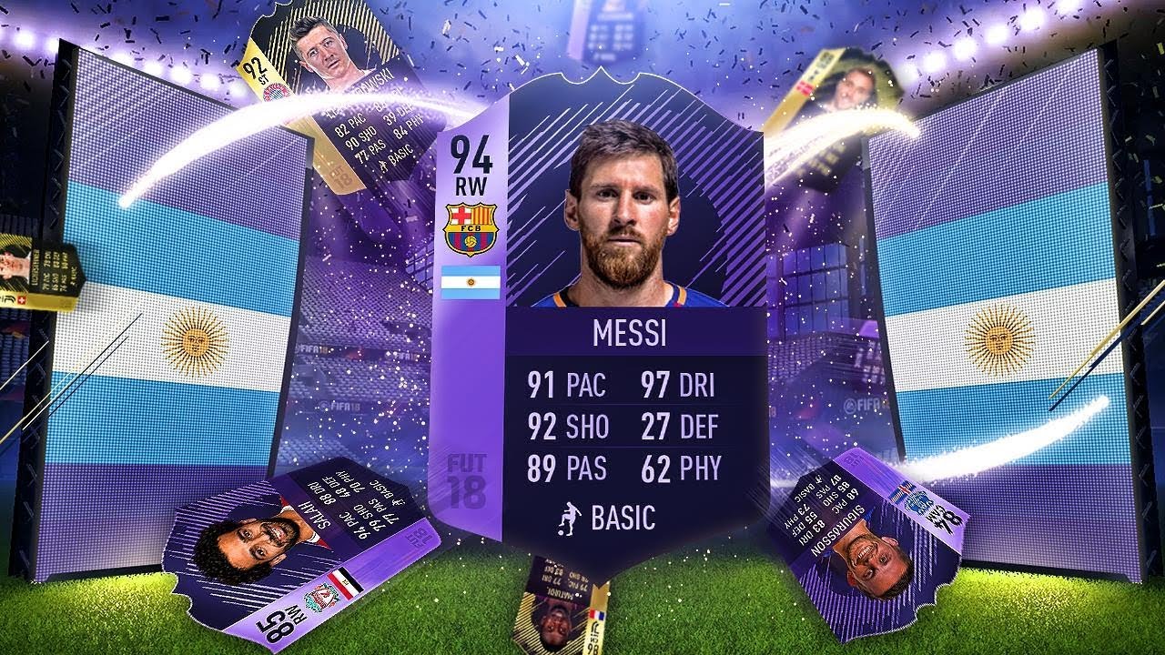 50 X 2 PLAYER PACKS! HERO MESSI?