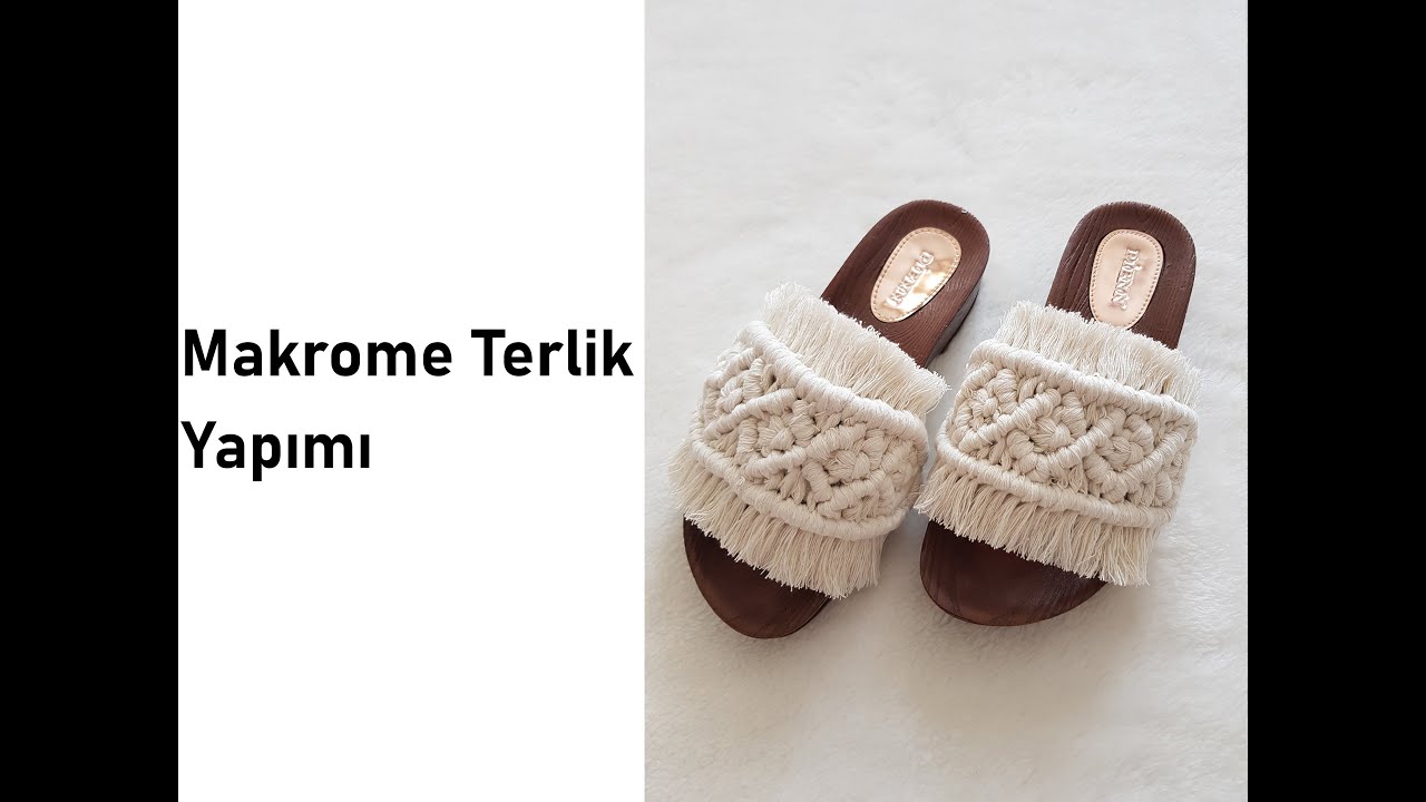 Makrome Terlik Yapımı