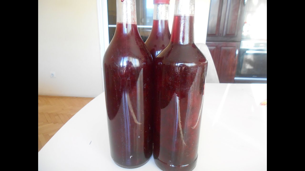DOMAĆI SOK OD VI&Scaron;ANJA BEZ KONZERVANSA!!! Zimnica iz snova bez &scaron;tetnih dodataka. Cherry juice.