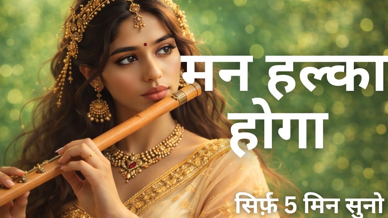मन हल्का होगा, दिल शांत होगा | Peaceful Flute Music for Meditation, Relaxation, Deep Focus & Healing