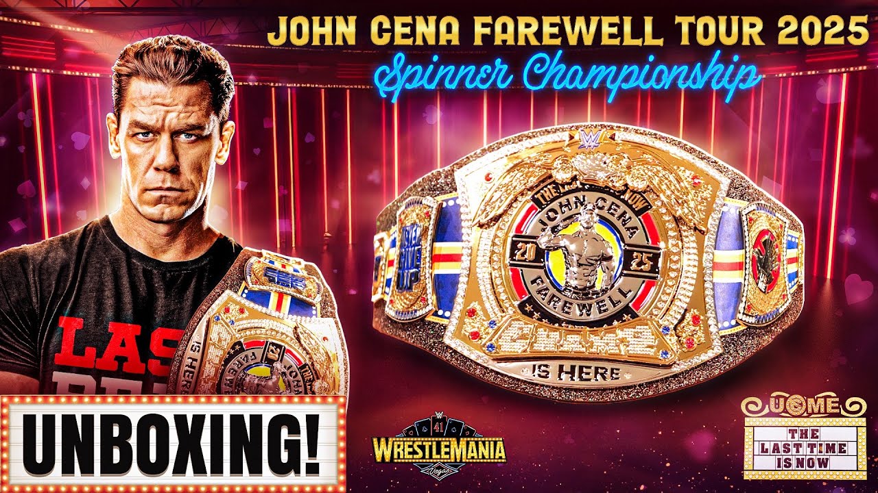 I Bought The John Cena Farewell Tour WrestleMania 41 Spinner Belt!