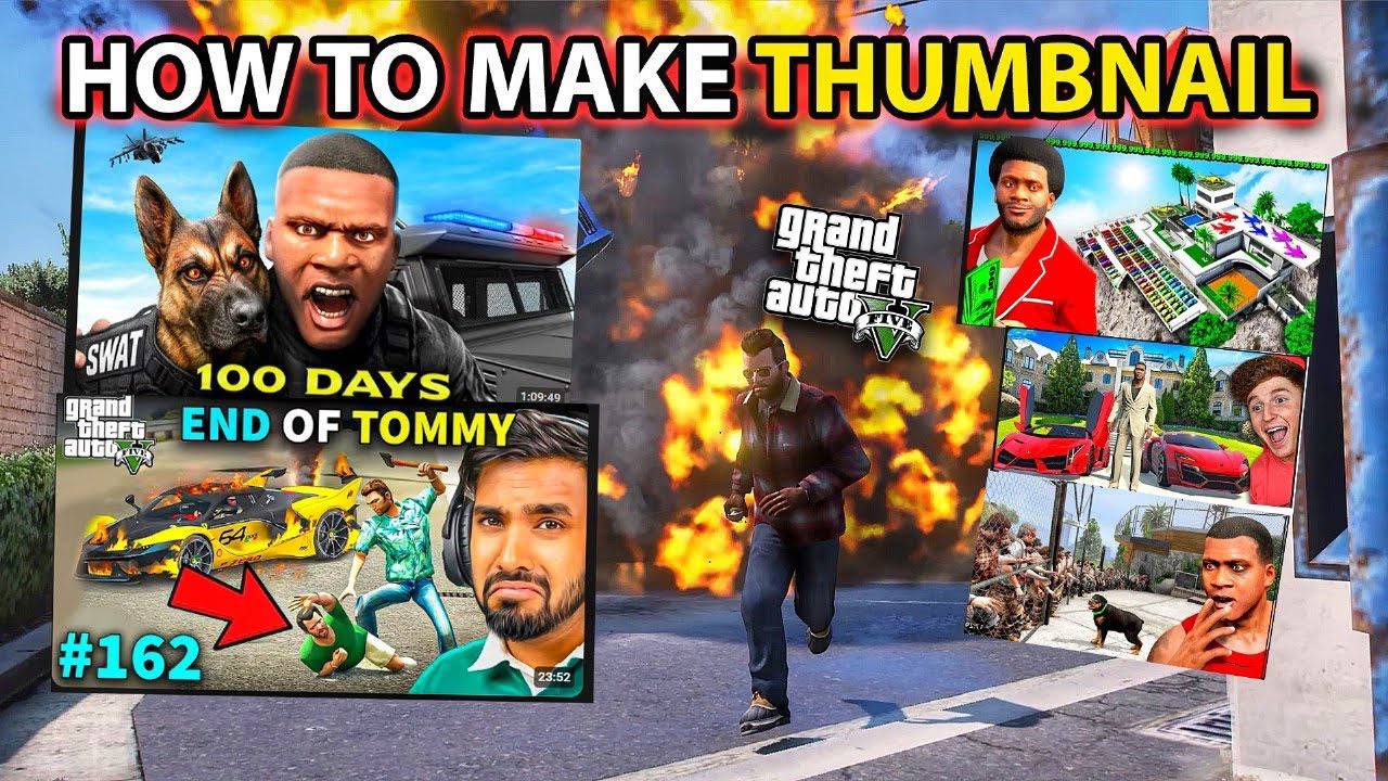 How To Make GTA 5 Thumbnail Without Rockstar Editor | Creator Series Ep 2