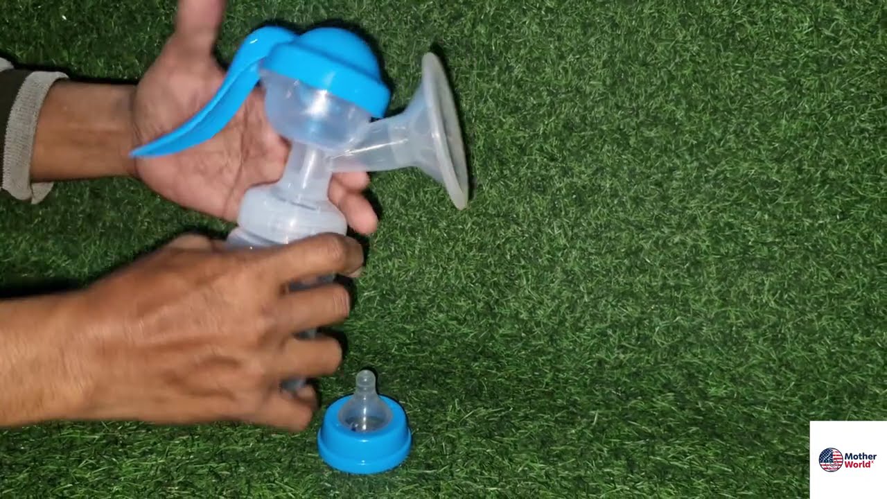 Manual Breast Pump for New Moms 🤱 | Easy & Painless 1-Minute Tutorial @Mother_World-1 