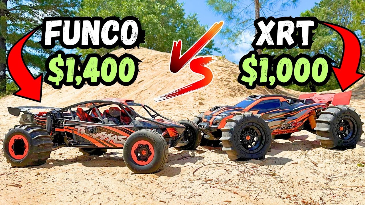 KING OF SAND! TRAXXAS FUNCO SAND CAR VS XRT!