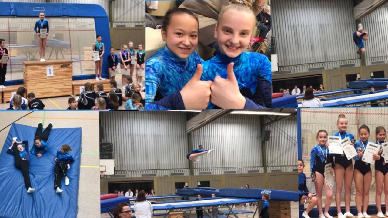 Wettkampf 🏆 Trampolin turnen P5 mit Salto 1. Platz 🏅Mannschaft 2. Platz 🏆 💗Haley's Turnwelt💗