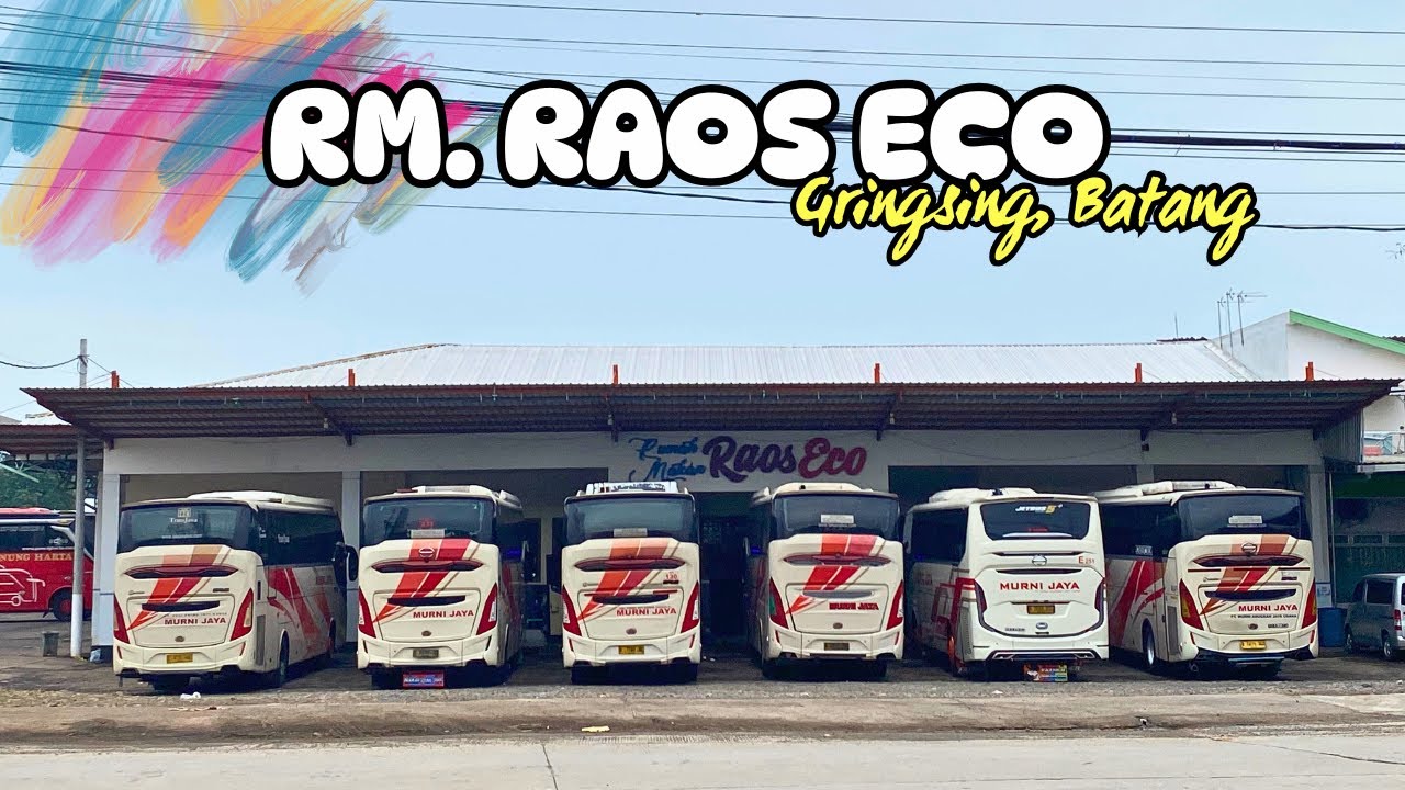 PUNCAK JAM SERVIS MAKAN🤩. Hunting Bus Pagi Di RM. RAOS ECO Gringsing
