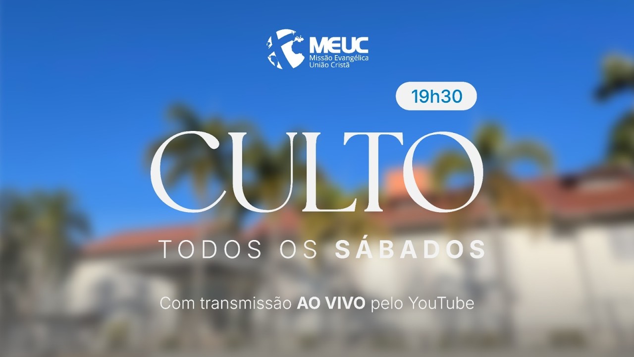 Culto ao vivo - 14/03/2026 19h30