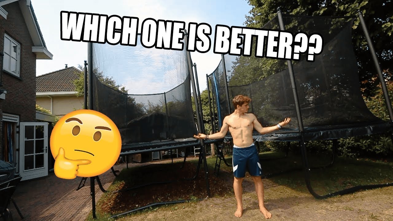 COMPARING MY TWO INSANE TRAMPOLINES! *ACON SPORT HD*