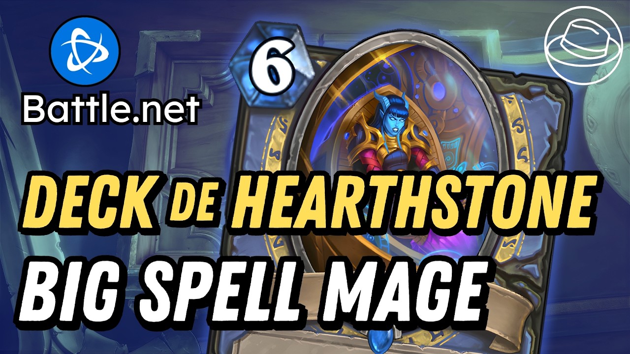 Hearthstone | DECK DE MAGO BIG SPELL (BIG SPELL MAGE) + GAMEPLAY | Através dos Percursos Temporais