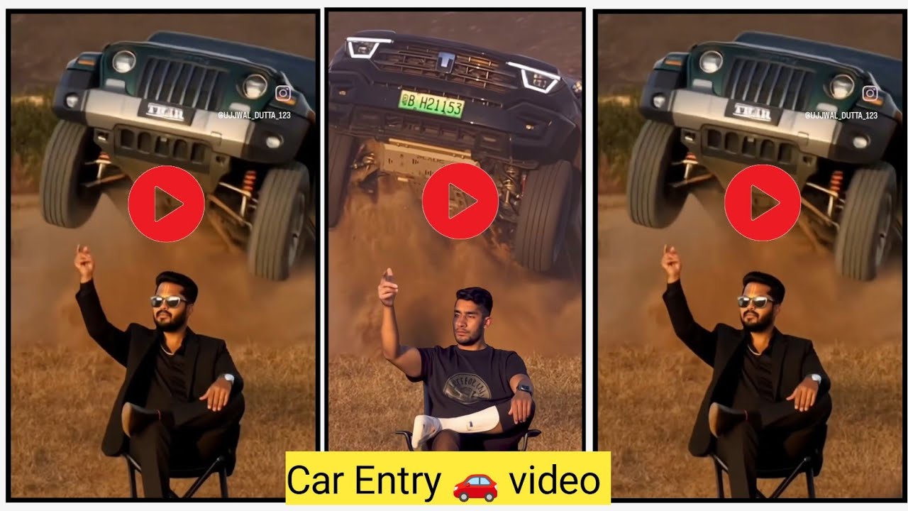 Instagram Trending Car Entry Video Editing||HOW TO MAKE CAR ENTRY VIDEO| trending car video 🚗