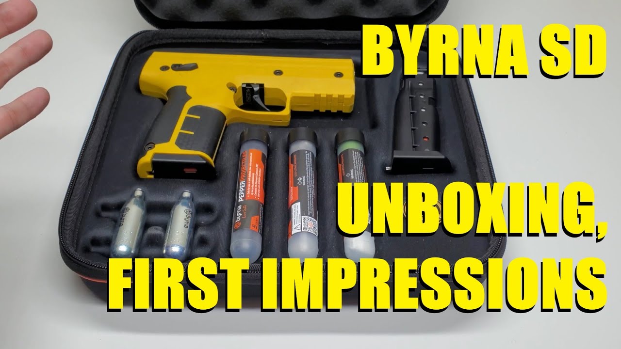 Byrna SD - Unboxing, Test Fire, & First Impressions, Early Review