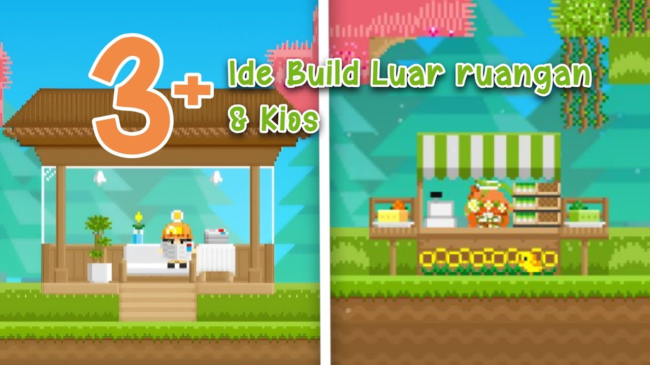 3 Ide build Luar ruangan dan Kios di Boku Boku 🤩‼️