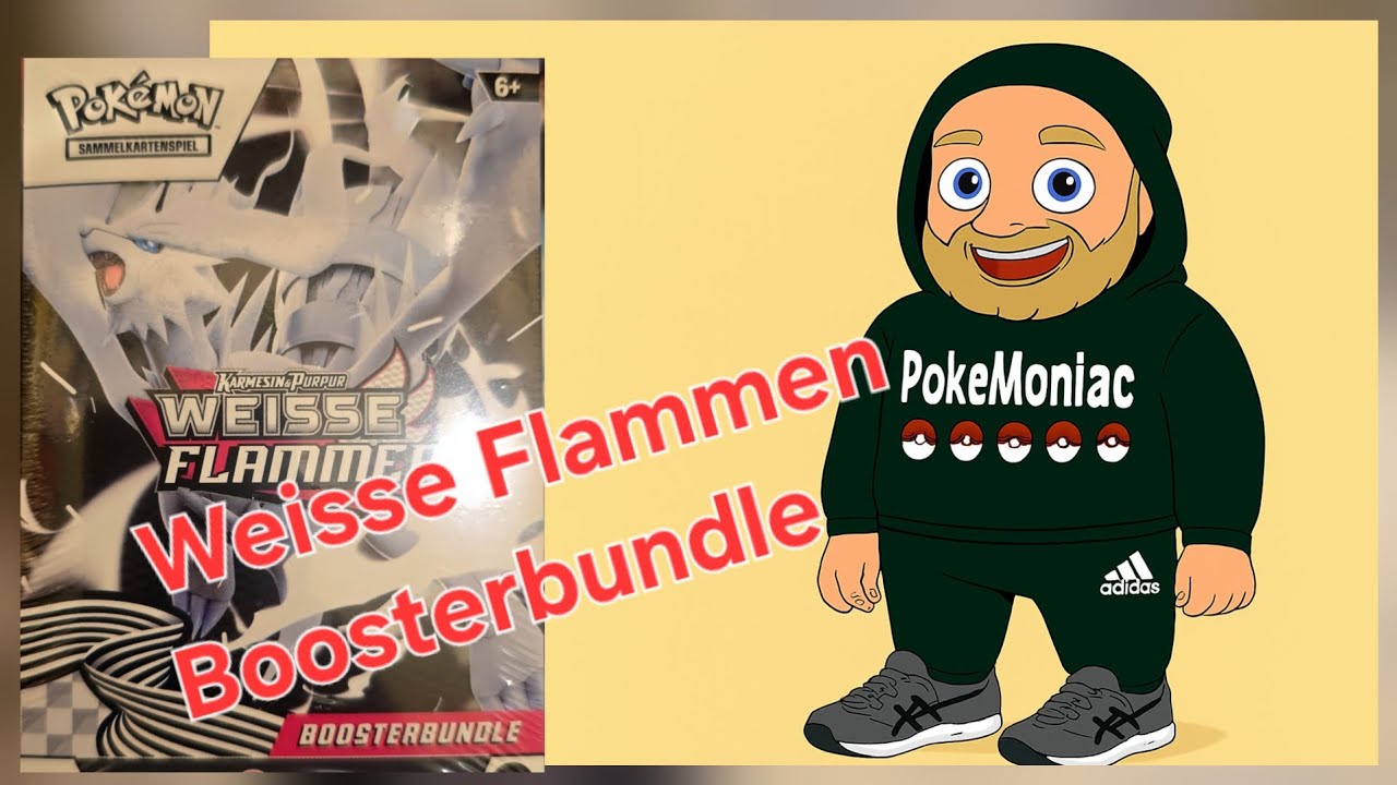 Ganzes Boosterbundle Weisse Flammen Opening - Pokemon Karmesin & Purpur 