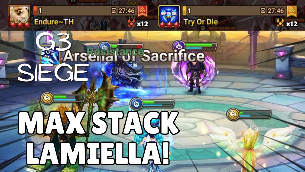 G3 SIEGE : Endure~TH / Try Or Die - Ohh No... What Have I Done?! - Summoners War