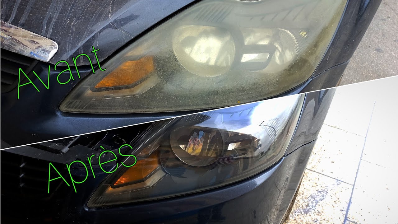 Headlights restoration # Ford Focus